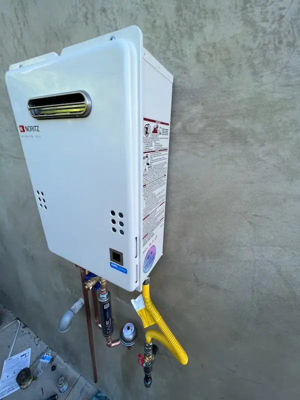 Tankless water heater installation for Cumberland Hills homes